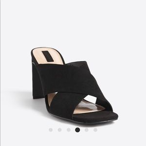 Black strappy sandals